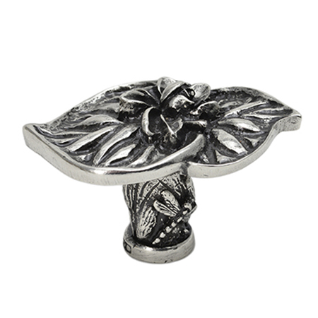Satin Carpe Diem Hardware 2238-11 Waterscape Lily Pad Small Back Plate 