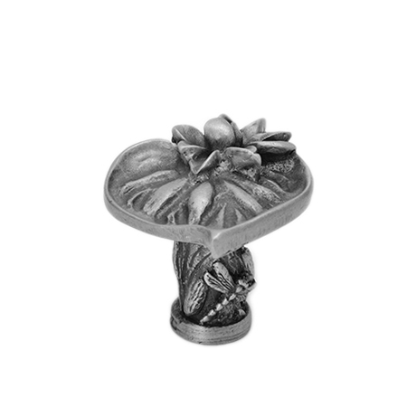 Satin Carpe Diem Hardware 2238-11 Waterscape Lily Pad Small Back Plate 